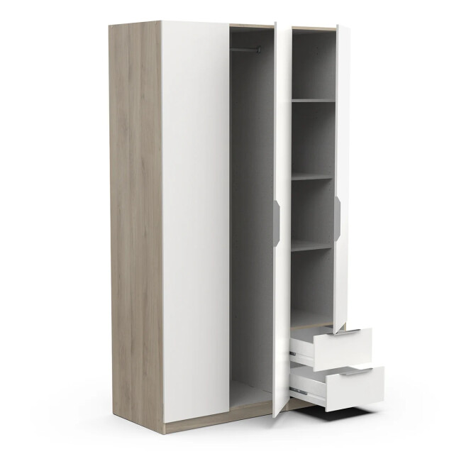 CaliCosy Kast met 3 deuren en 2 laden ghost l119,4 cm 2937811 large