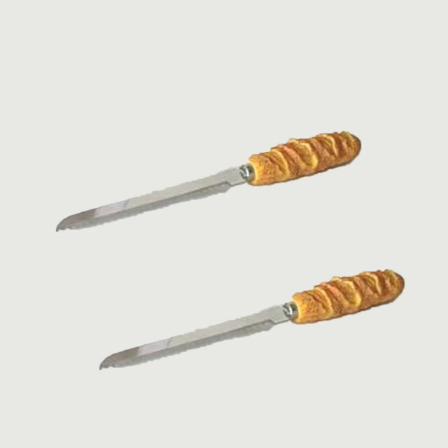 CaliCosy Broodmes met roestvrijstalen handvat 29 cm set van 2 2928846 large