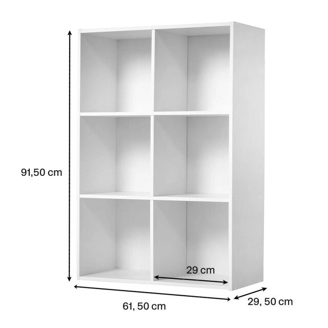 CaliCosy Opbergplank met 6 vakken l61 x h91 cm 2936851 large