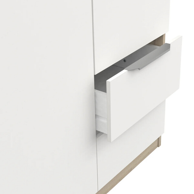 CaliCosy Kast met 3 deuren en 2 laden ghost l119,4 cm 2937811 large