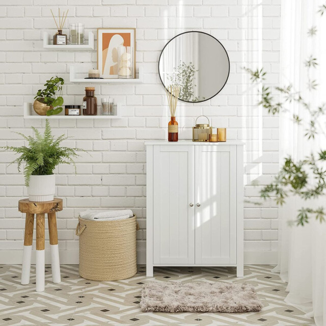 CaliCosy Opbergmeubel voor badkamer met 2 deuren l60 cm 2930326 large