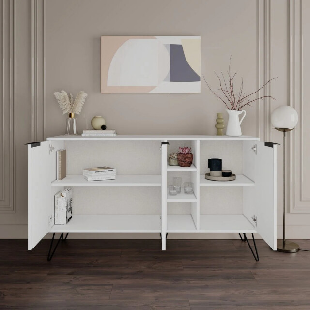 CaliCosy Buffet 3 nissen en 3 deuren l142 cm clara 2937491 large