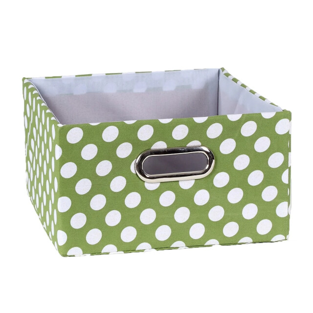 CaliCosy Lade met groene stof en witte stippen 2948017 large