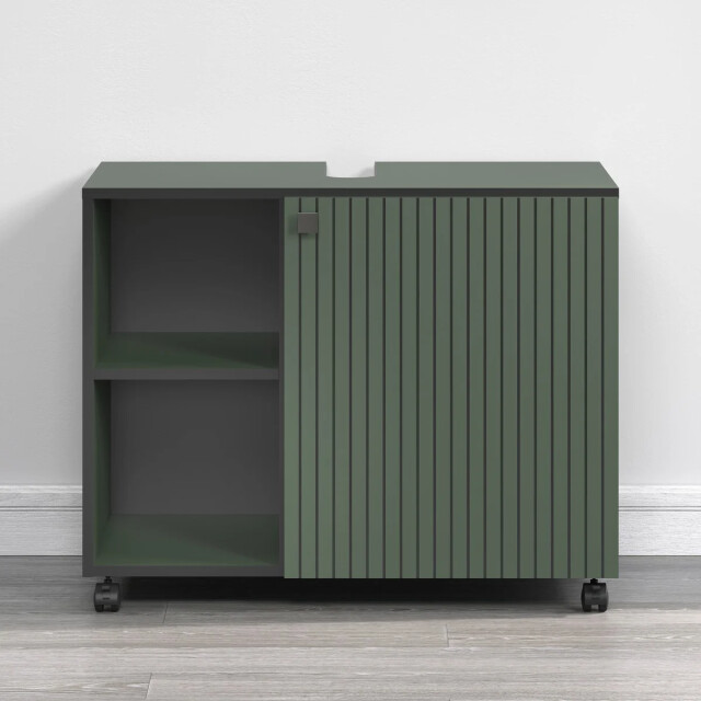 CaliCosy Onderkast met wielen, 1 deur en 2 open vakken l80 cm purebliss 3042297 large