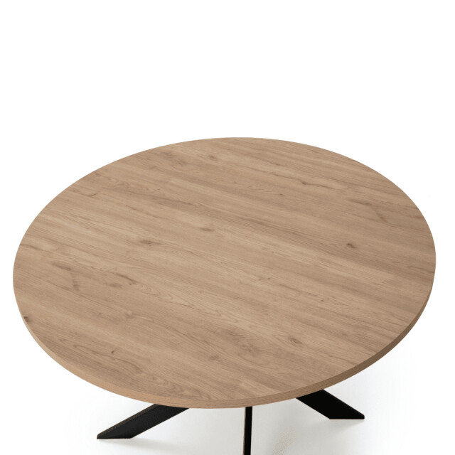 CaliCosy Ronde tafel met witte metalen poten l120 cm ther 3078863 large