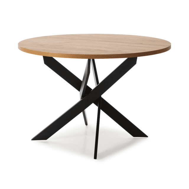 CaliCosy Ronde tafel met witte metalen poten l120 cm ther 3078863 large