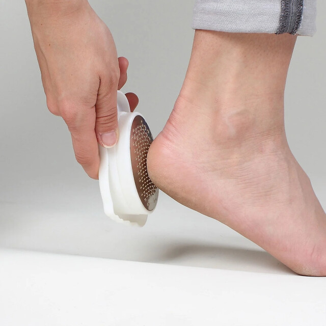 CaliCosy Pedicuredoos voetvorm wit 12 x 5,5 x 4 cm set van 3 2928705 large