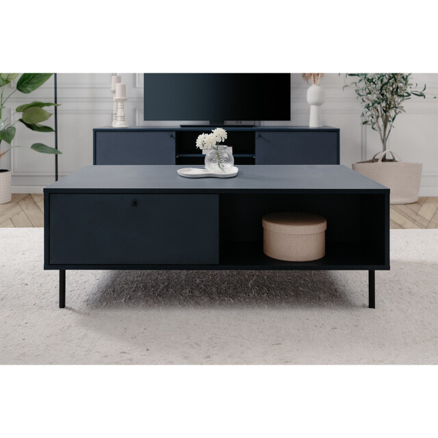 CaliCosy Table basse avec 2 tiroirs et 2 niches l110 cm bogota 3042517 large