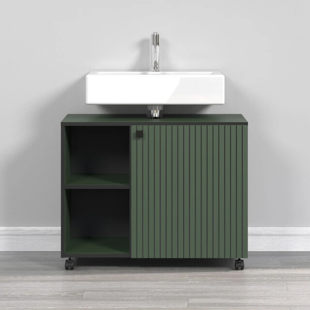 CaliCosy Onderkast met wielen, 1 deur en 2 open vakken l80 cm purebliss 3042297 large