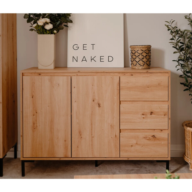 CaliCosy Buffet 2 deuren 3 laden en 1 plank l120 cm plock 2930166 large