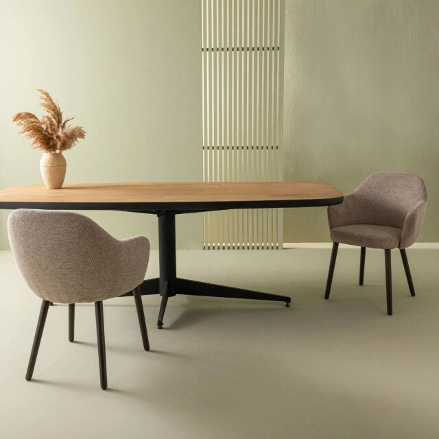 Signature Set van 6 bridgefauteuils in stof l51 cm ernest 3011538 large
