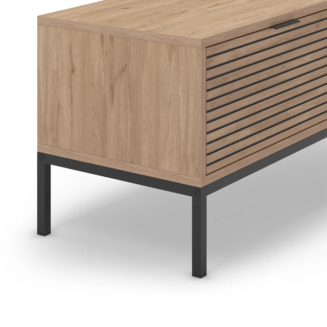 CaliCosy Tv-meubel 2 laden en metalen poten ariel l120 cm 2930285 large