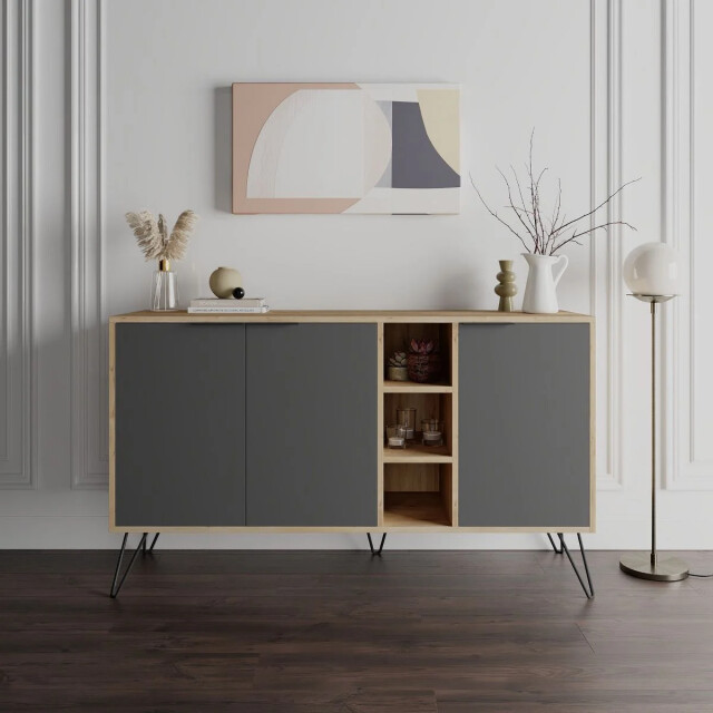 CaliCosy Buffet 3 nissen en 3 deuren l142 cm clara 2937490 large