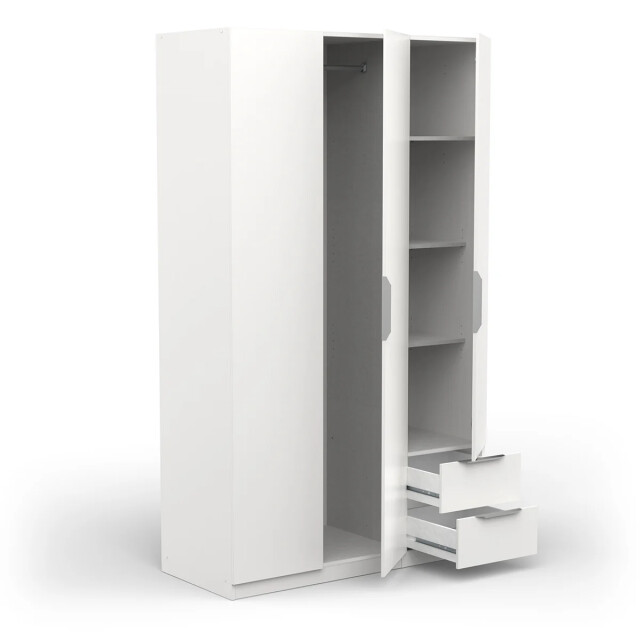 CaliCosy Kast met 3 deuren en 2 laden ghost l119,4 cm 2937810 large