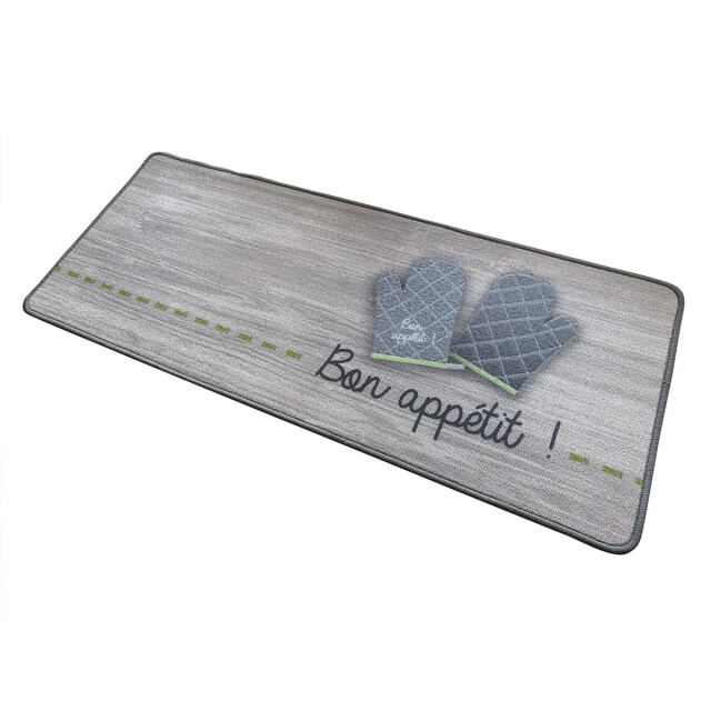 CaliCosy Zwart keukenkleed met bon appétit motief 2928426 large