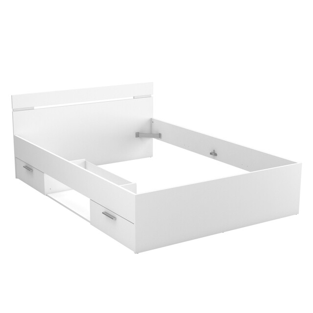 CaliCosy Lit 140x200 cm 2 tiroirs et 1 niche l204,3 cm michigan 3042278 large