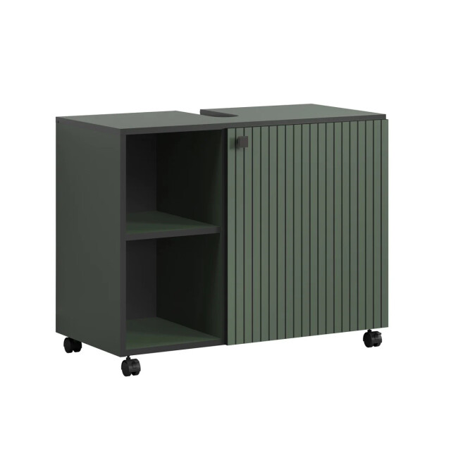 CaliCosy Onderkast met wielen, 1 deur en 2 open vakken l80 cm purebliss 3042297 large