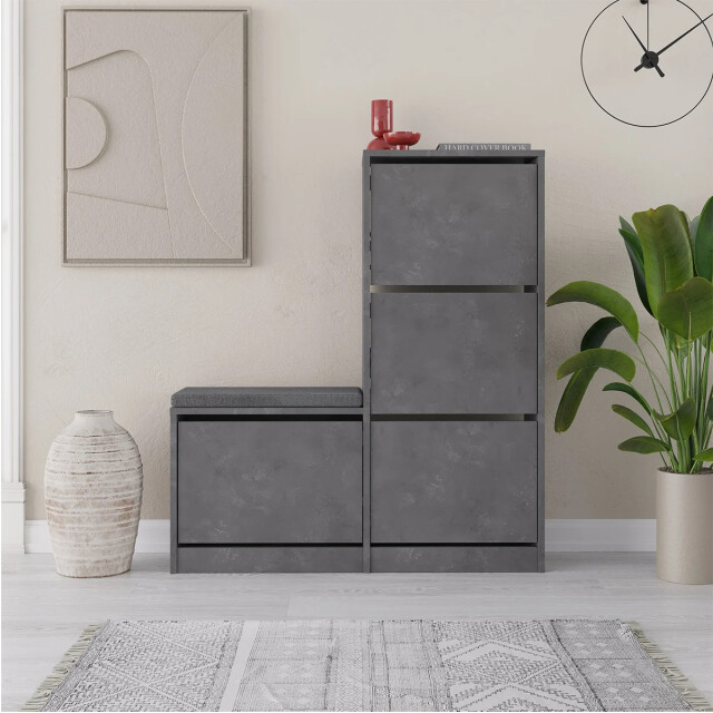 CaliCosy Schoenenkast 4 deuren l105 cm dude 2937451 large