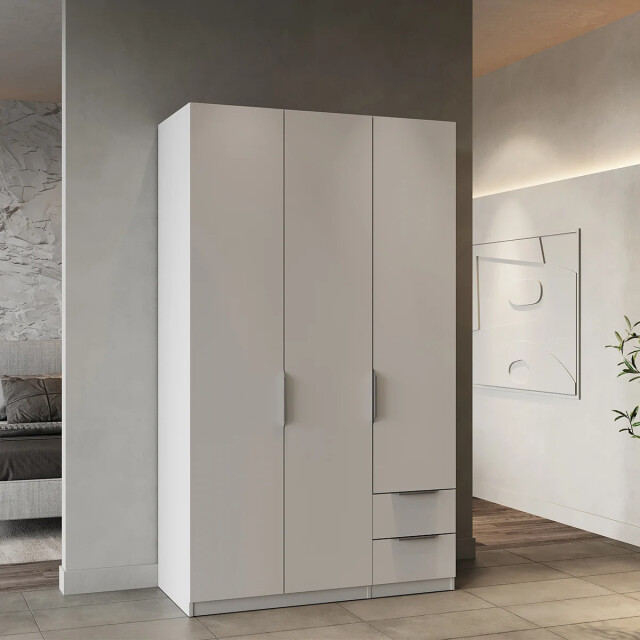 CaliCosy Kast met 3 deuren en 2 laden ghost l119,4 cm 2937810 large