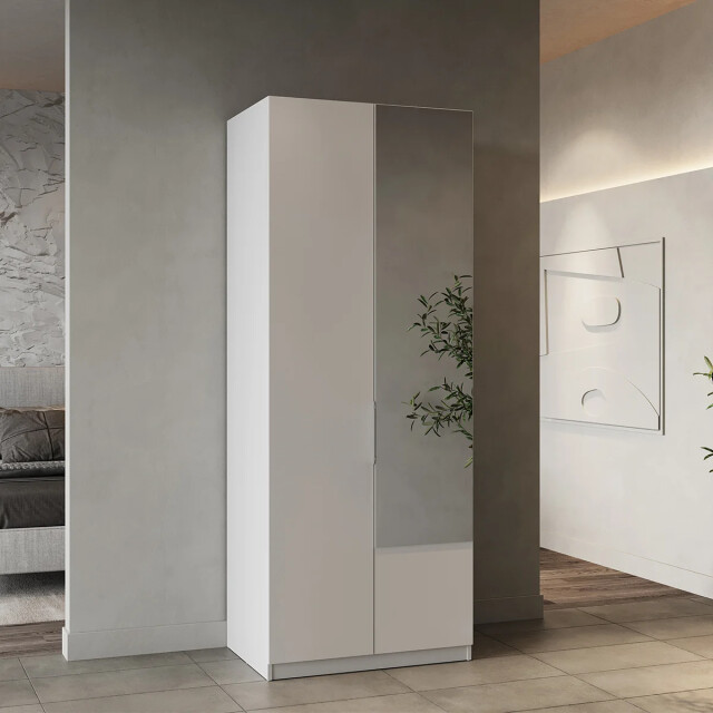 CaliCosy Kast met 2 deuren en spiegel ghost l79,4 cm 2937390 large