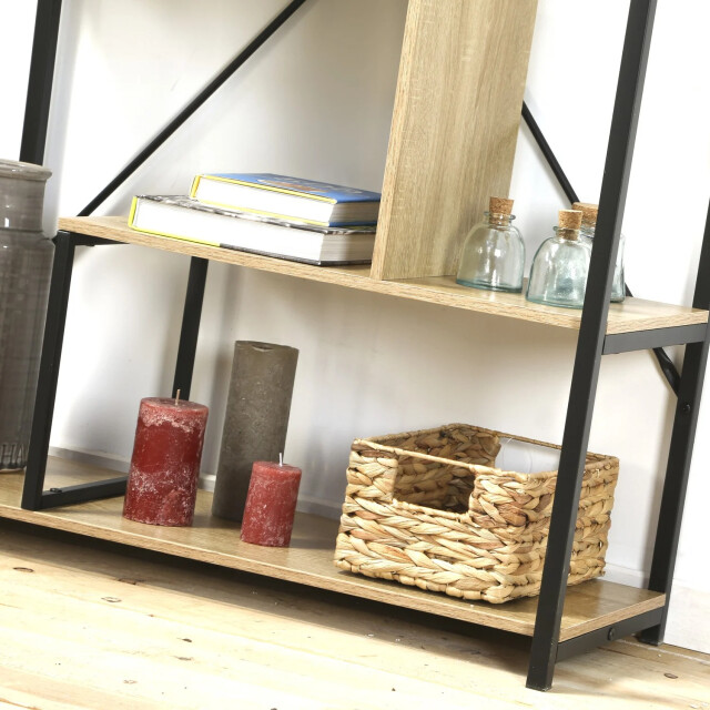 CaliCosy Boekenkast met legplanken 6 niveaus h160 cm 2931825 large