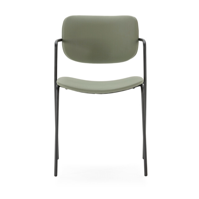 CaliCosy Set van 2 stoelen met zwarte metalen poten l49 cm maika 3078777 large