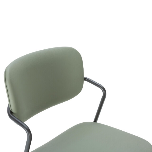 CaliCosy Set van 2 stoelen met zwarte metalen poten l49 cm maika 3078777 large