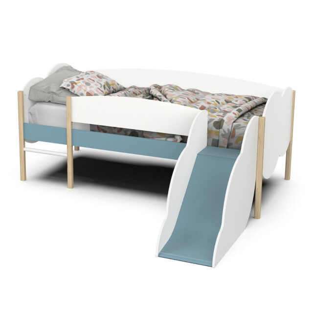 CaliCosy Lot lit toboggan nuage et 2 tiroirs longane 3042317 large