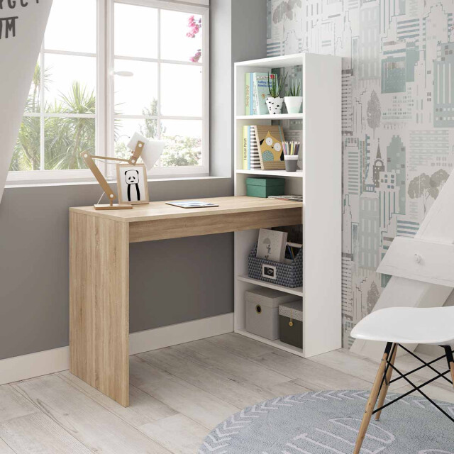CaliCosy Omkeerbaar bureau met opbergplank l 120 cm 2936950 large
