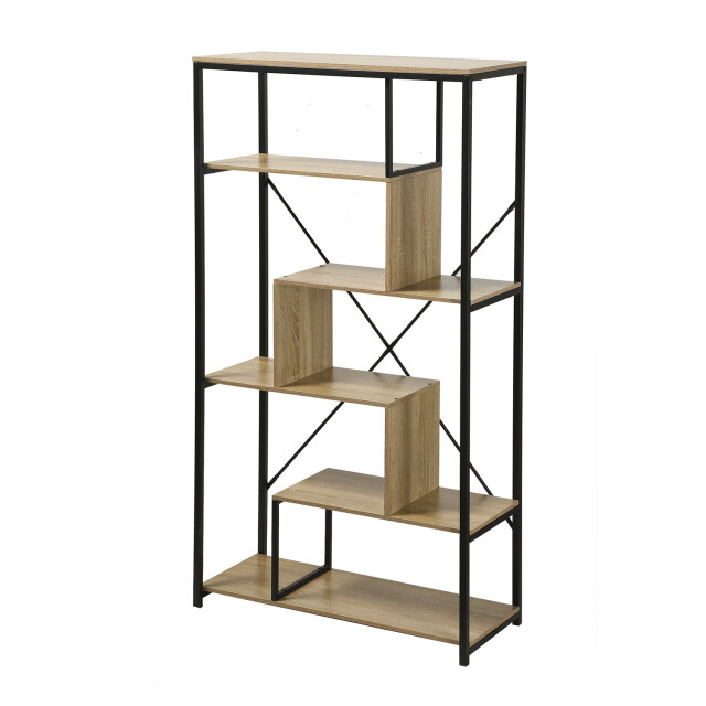 CaliCosy Boekenkast met legplanken 6 niveaus h160 cm 2931825 large