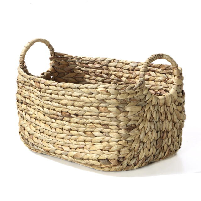 CaliCosy Waterhyacint mand met handvaten hoogte 27 cm 2929024 large