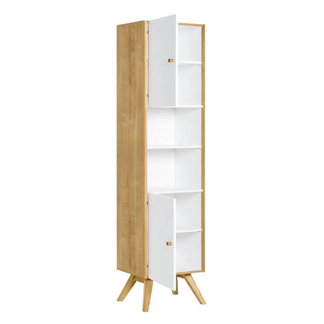 CaliCosy Vitrine 2 deuren met centrale plank h207,5 cm nature 2936929 large