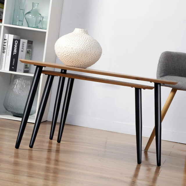 CaliCosy Set van 2 nesttafels met metalen poten 2929544 large
