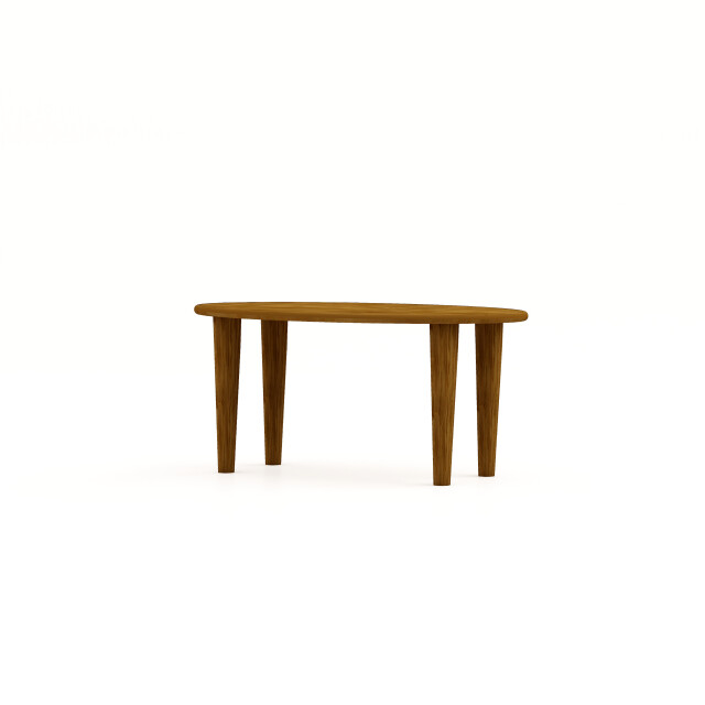 HSM Collection -ovale bijzettafel tide- 90x50x43--mango 2939772 large