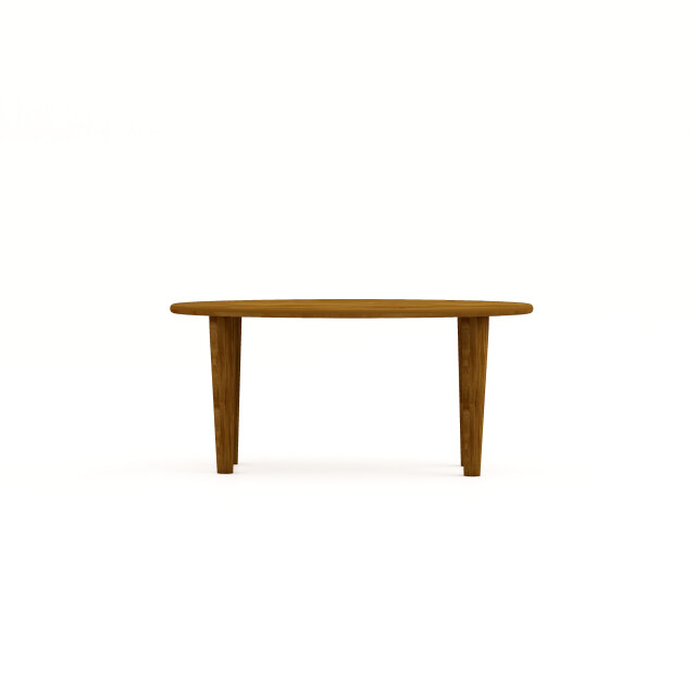 HSM Collection -ovale bijzettafel tide- 90x50x43--mango 2939772 large