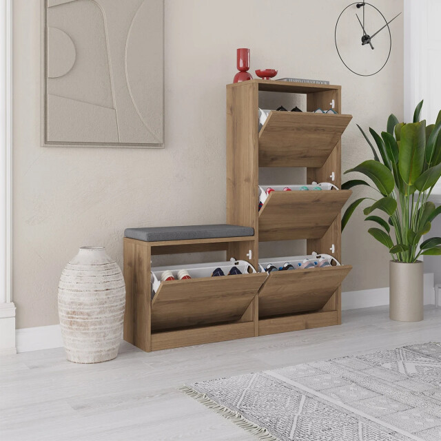 CaliCosy Schoenenkast 4 deuren l105 cm dude 2937449 large