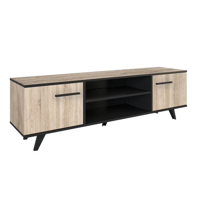CaliCosy Tv-meubel met 2 deuren en 2 nissen, 151,4 cm wayne 2929903 large