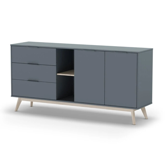 CaliCosy Buffetkast 2 deuren 2 nissen 3 laden l165 cm pisco 2930303 large