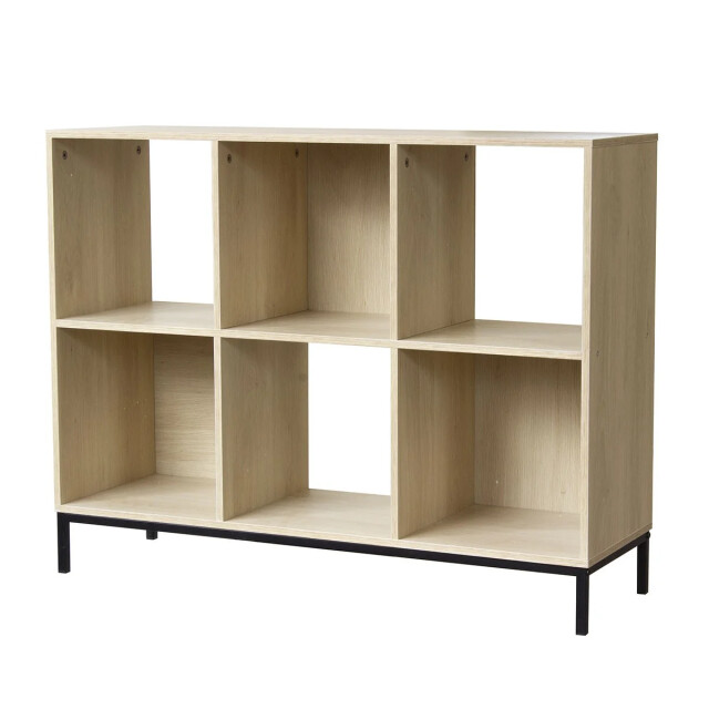 CaliCosy Opbergplank met 6 vakken en metalen voetjes 2931784 large