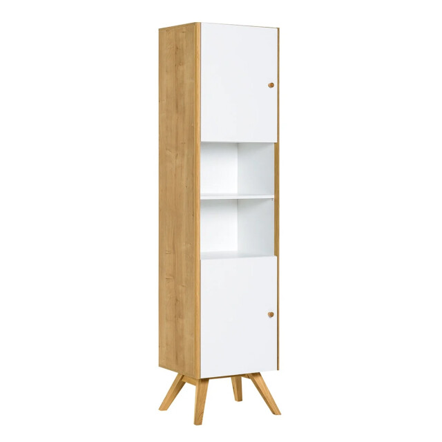 CaliCosy Vitrine 2 deuren met centrale plank h207,5 cm nature 2936929 large