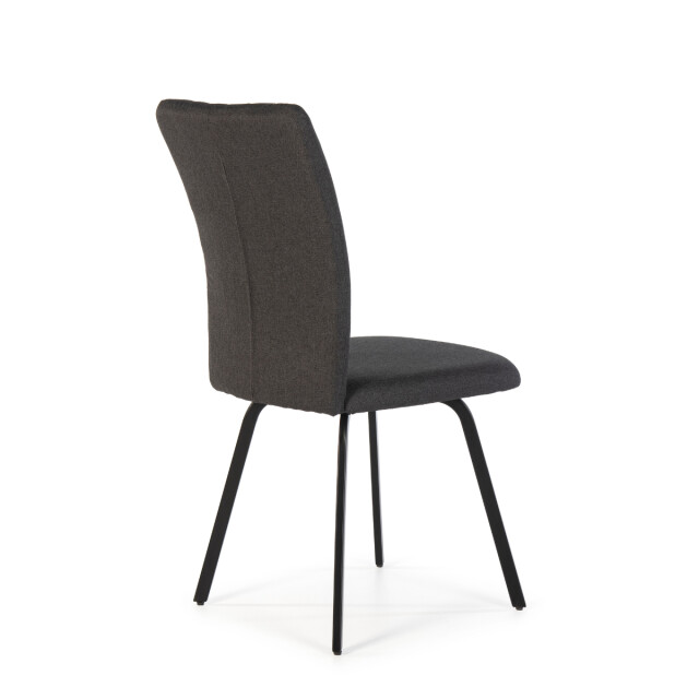 CaliCosy Set van 4 stoelen in stof met zwarte metalen poten l47,5 cm pretty 3078797 large