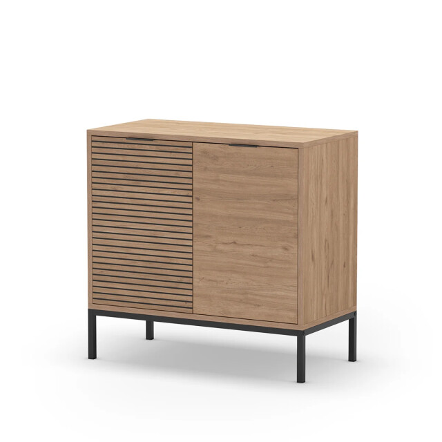 CaliCosy Kleine buffetkast met 2 deuren en metalen poten ariel l80 cm 2930283 large
