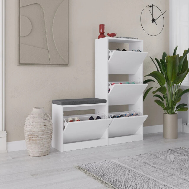 CaliCosy Schoenenkast 4 deuren l105 cm dude 2937447 large