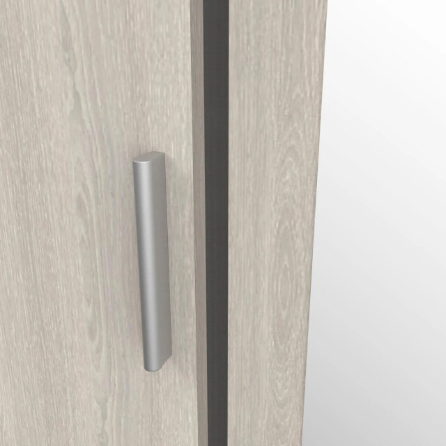CaliCosy Kledingkast 3 deuren 1 spiegel met kledingstang l133,5 cm pricy3 2937589 large