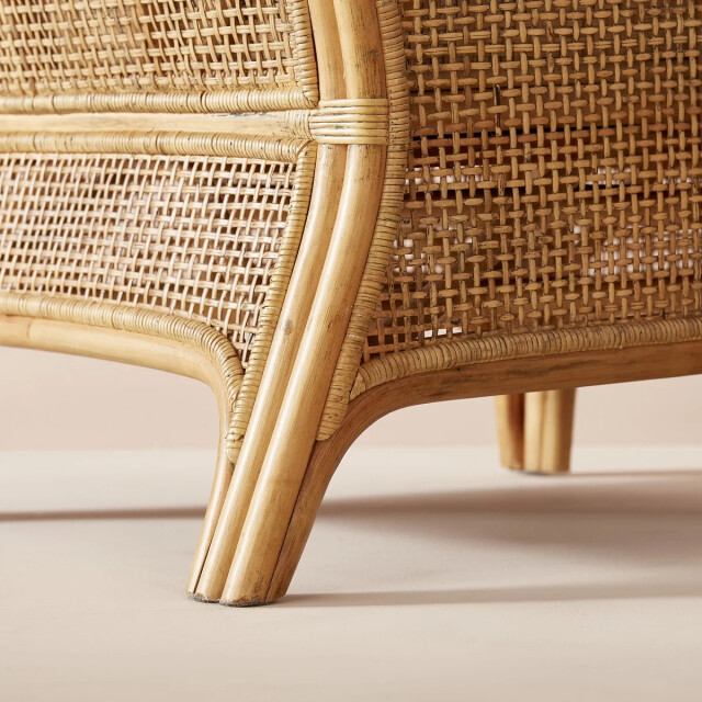 Signature Fauteuil in rotan en stof l70 cm gustave 3061016 large