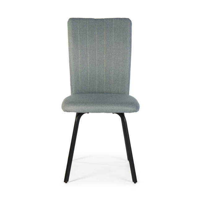 CaliCosy Set van 4 stoelen in stof met zwarte metalen poten l47,5 cm pretty 3078796 large