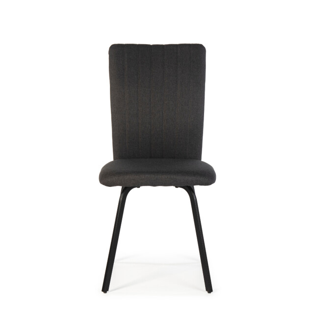 CaliCosy Set van 4 stoelen in stof met zwarte metalen poten l47,5 cm pretty 3078797 large