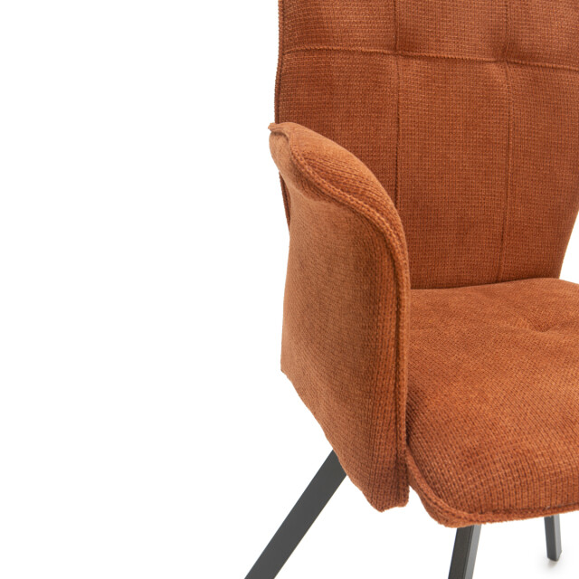 CaliCosy Set van 2 fauteuils in stof met zwarte metalen poten l62 cm mery 3078758 large