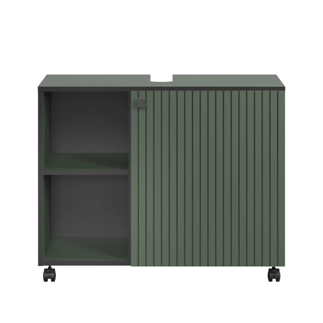 CaliCosy Onderkast met wielen, 1 deur en 2 open vakken l80 cm purebliss 3042297 large