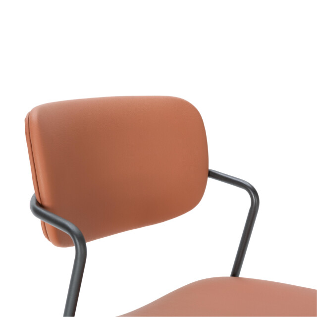 CaliCosy Set van 2 stoelen met zwarte metalen poten l49 cm maika 3078776 large